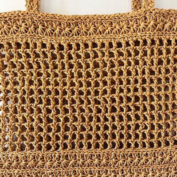 Handmade Crochet Tote Bag - Picture 2 of 4